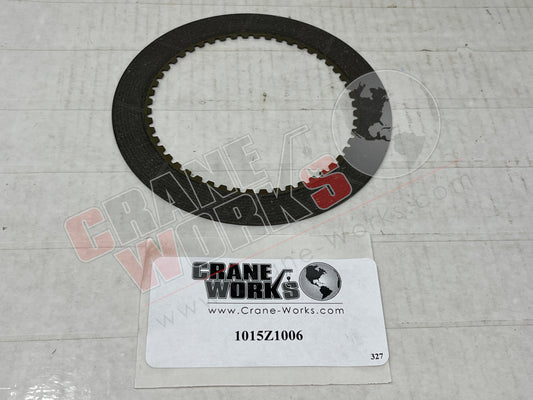Picture of 1015Z1006, New Clutch Plate.