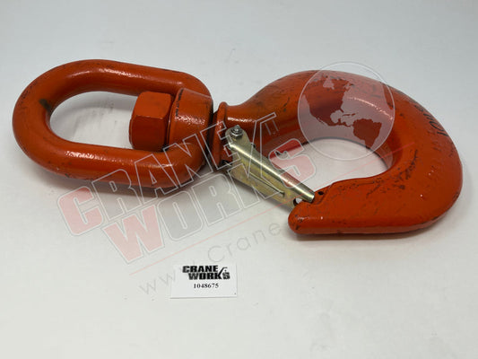 Picture of new 15t domestic alloy swivel hook.