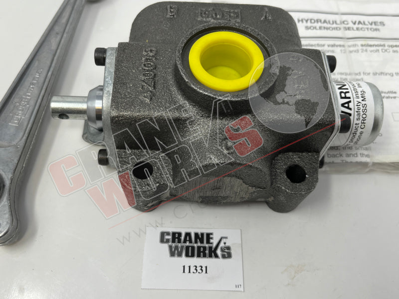 11331 | New Selector Valve – CraneWorks