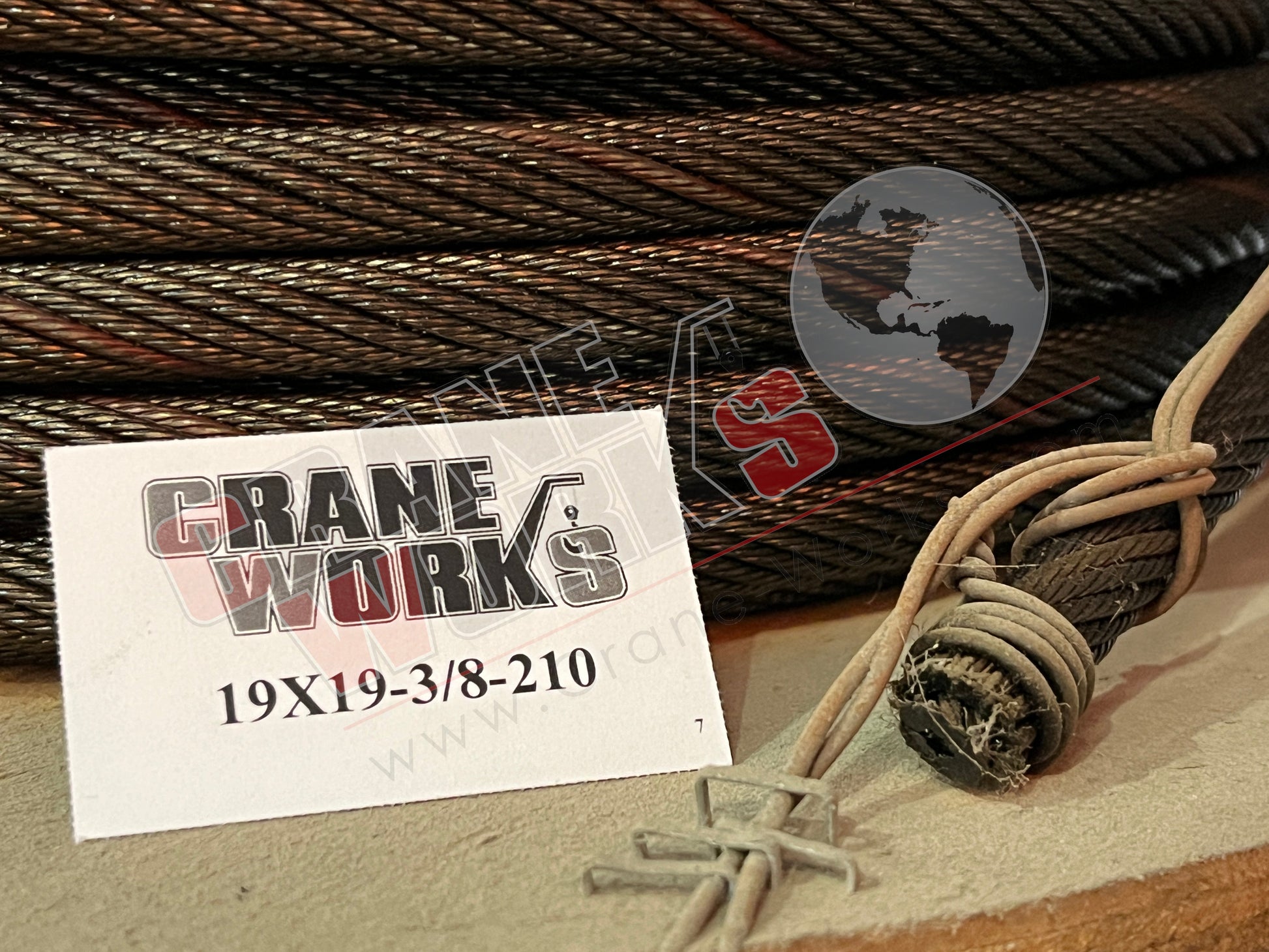 Picture of 3/8" Rr Wire Rope, angle 3