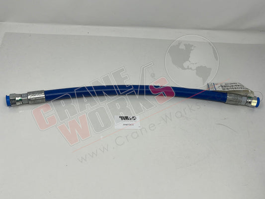 Picture of new power steering hose.