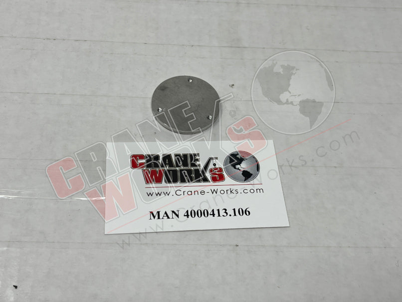 Picture of 4000413.106 NEW THREADED BACKING PLATE