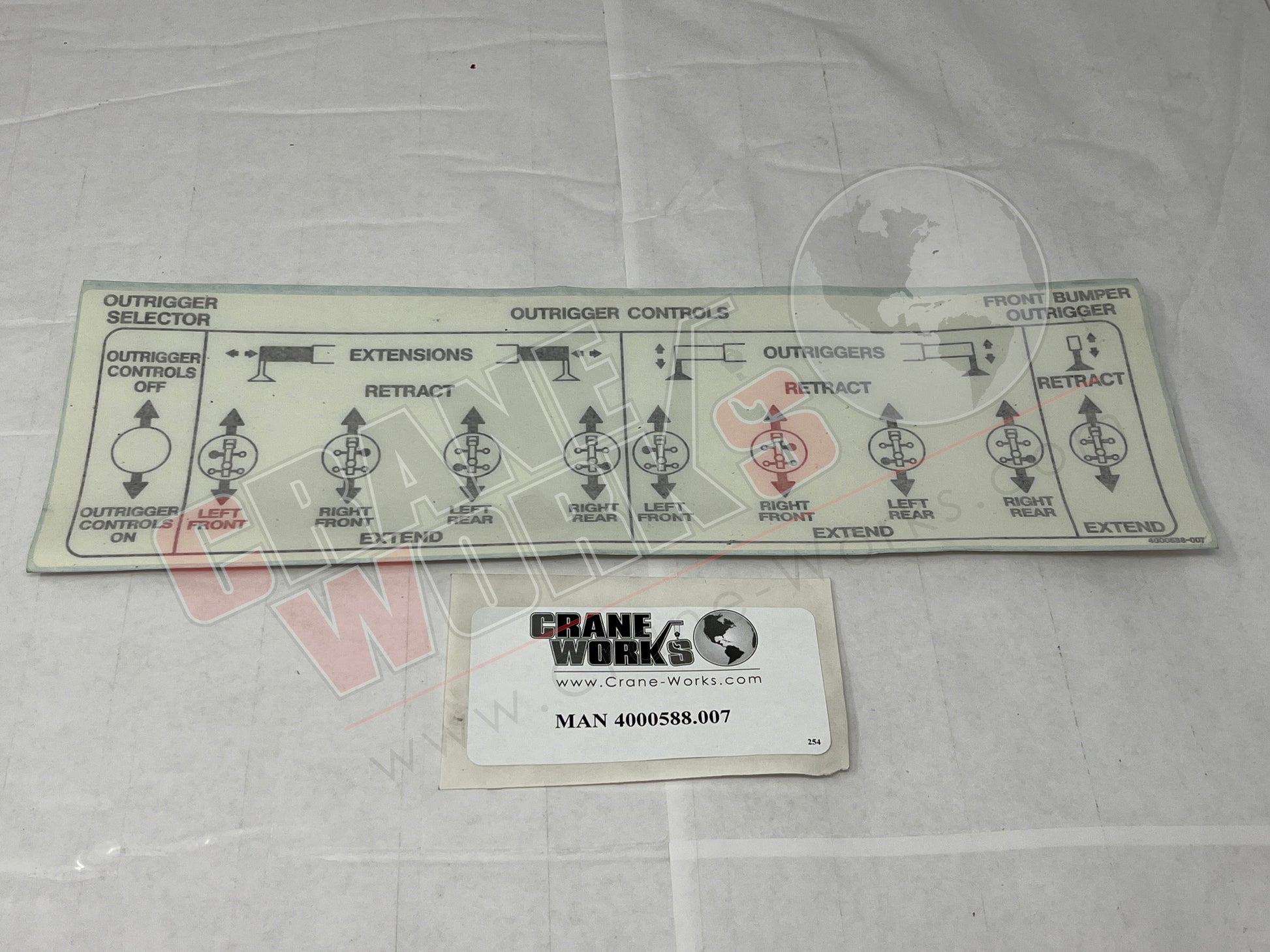 Picture of 4000588.007, O/R DECAL 50 TON