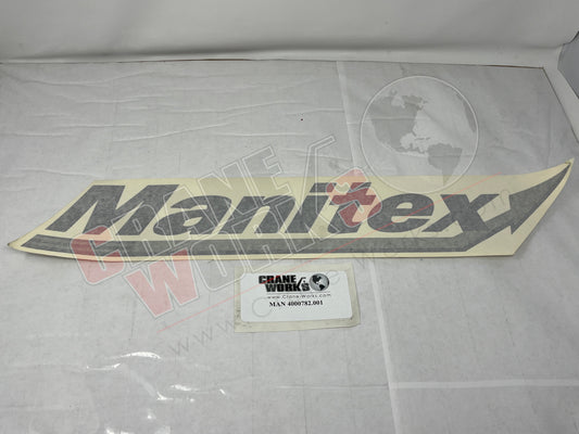 Picture of 4000782.001, DECAL MANITEX ARROW LOGO 22 IN