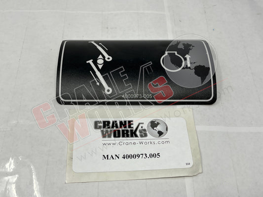 Picture of 4000973.005, NAMEPLATE TELE/THROTTLE