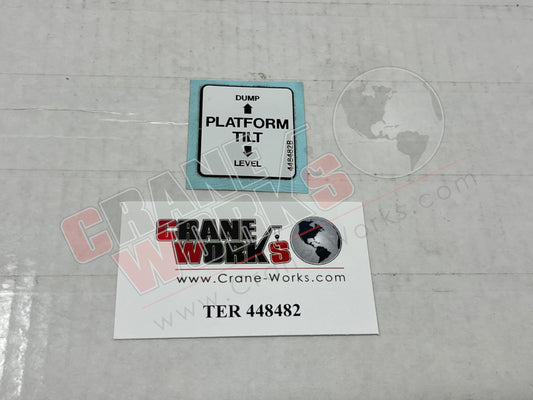 Picture of TER 448482 NEW CONTROL DECAL