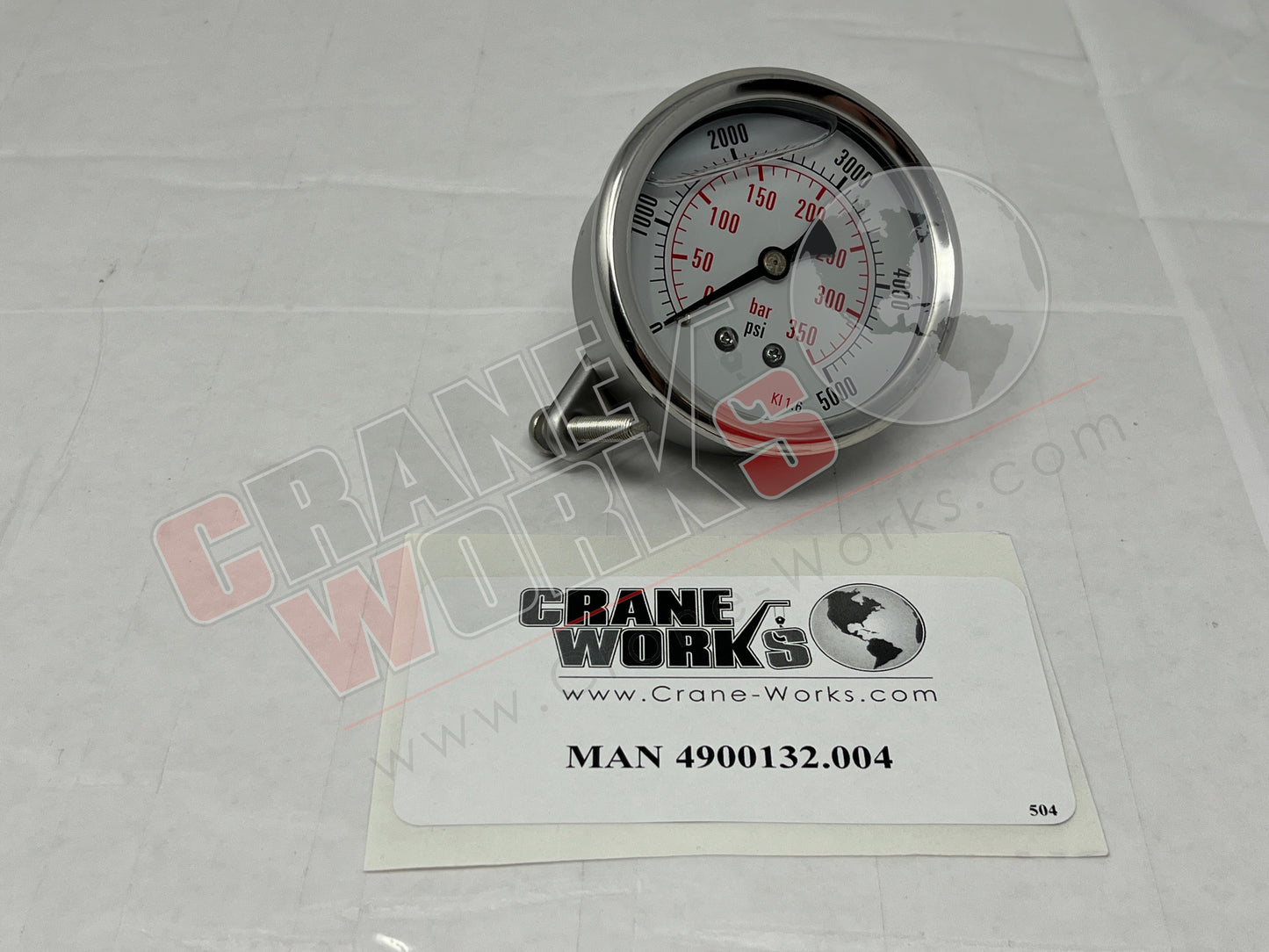 Picture of 4900132.004, 5,000 PSI PRESSURE GAUGE