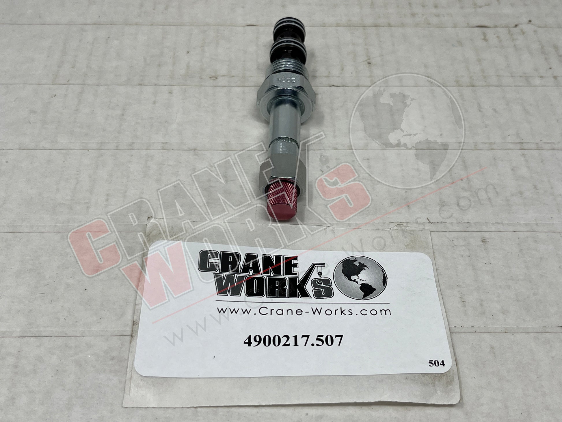 Picture of 4900217.507, New Valve Stem; 3-Way Manual O'Ride.