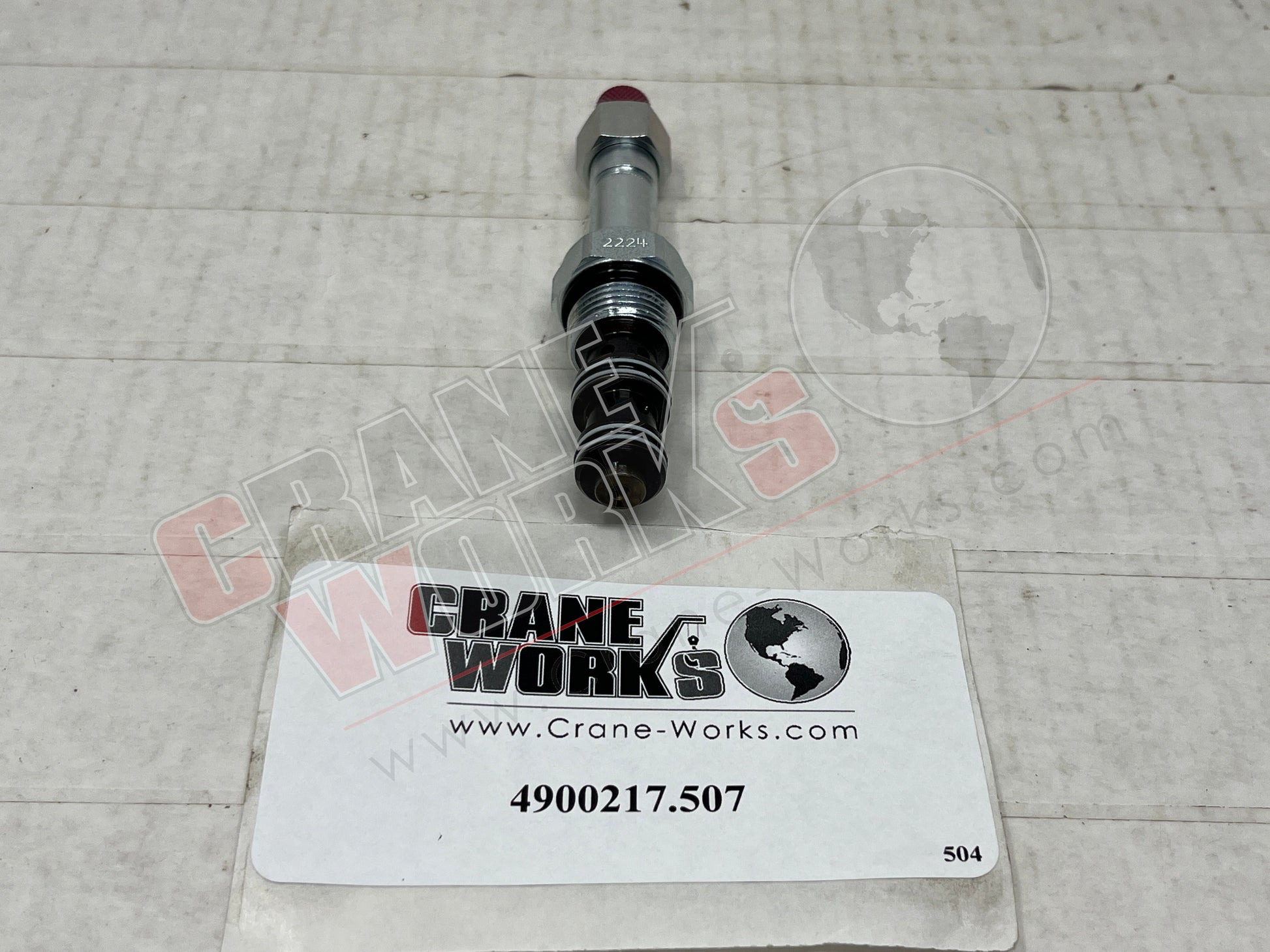 Picture of 4900217.507, New Valve Stem; 3-Way Manual O'Ride.