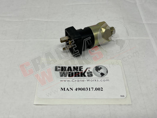 Picture of 4900317.002, PRESSURE SWITCH HYCAS