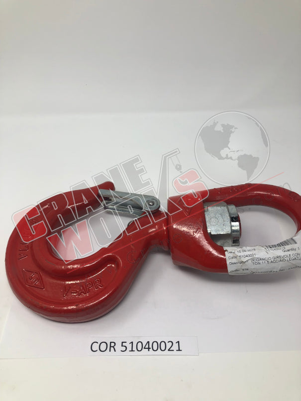 Picture of 51040021 NEW 11 TON HOOK   