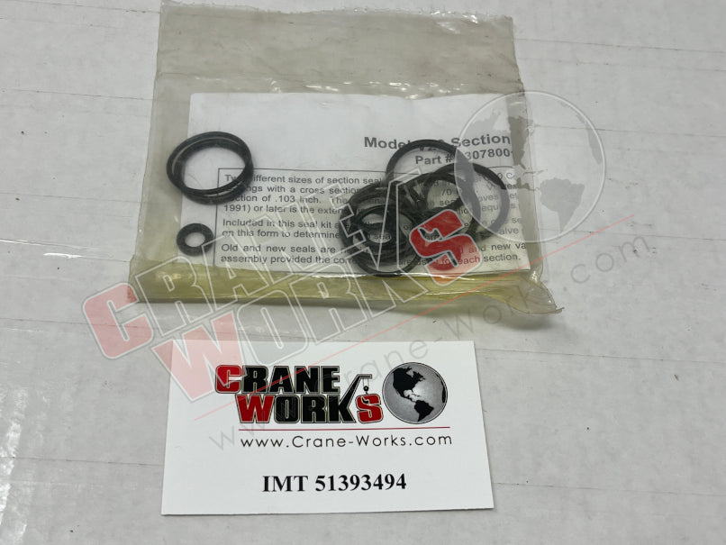 Picture of IMT 51393494 NEW SEAL KIT ONE SEC