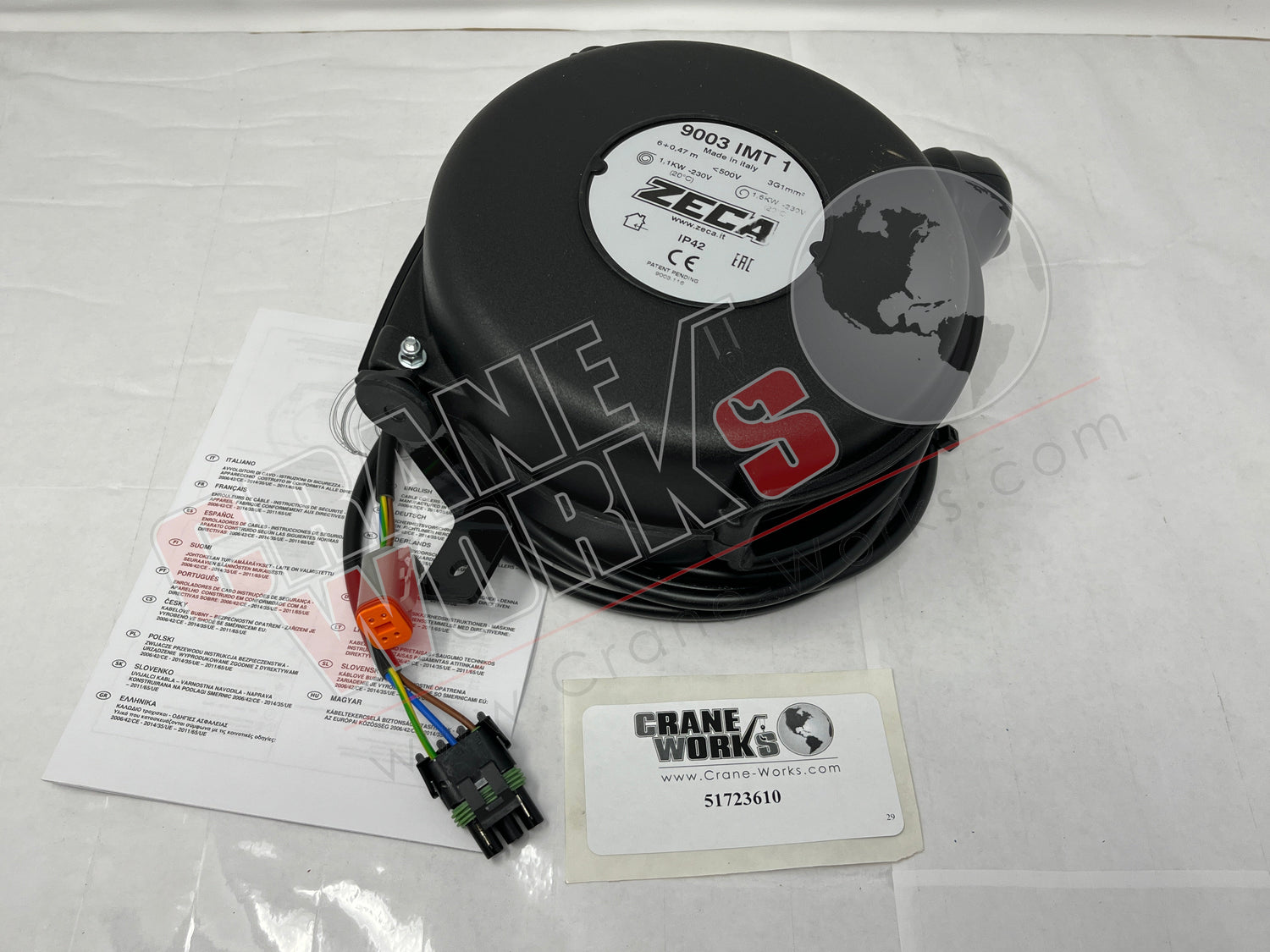 Picture of 51723610, CORD REEL ASM- 30FT