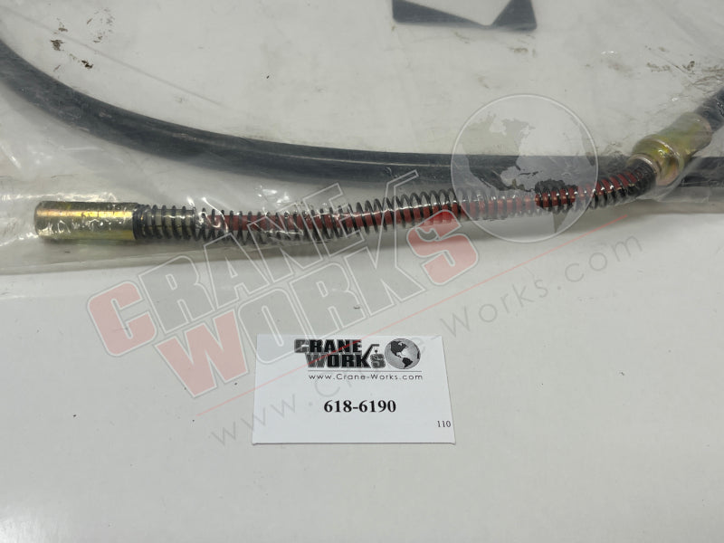 Picture of new park brake cable l/h, second angle.