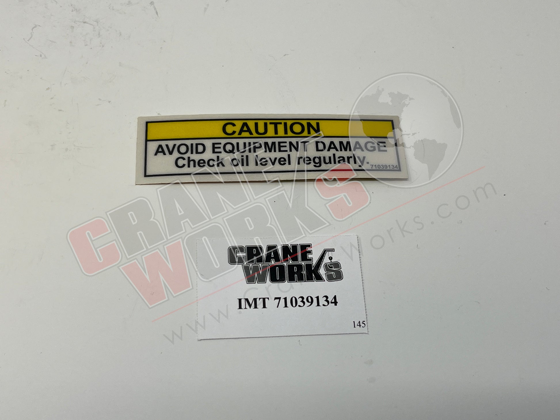 Picture of 71039134, DECAL, OIL LEVEL