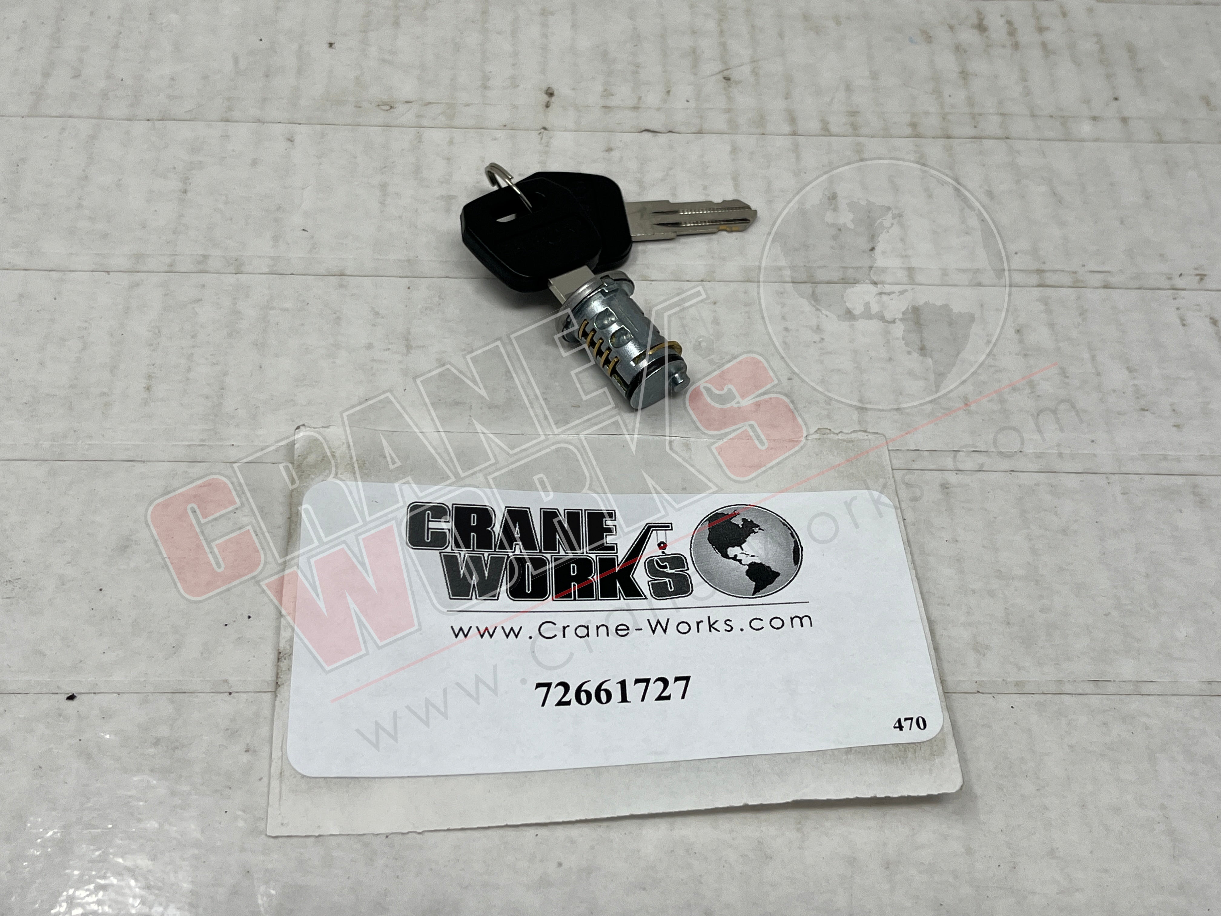 Dominator Key 72661727 | New Cylinder/Key; J223 For 72661599 – CraneWorks