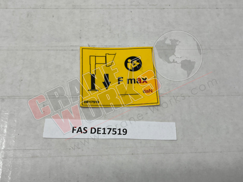 Picture of FAS DE17519 NEW DECAL