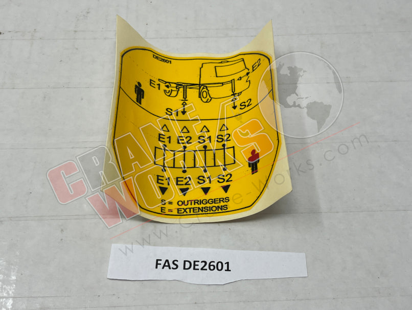 Picture of FAS DE2601 NEW CONTROL DESCRIPTION STABELIZE