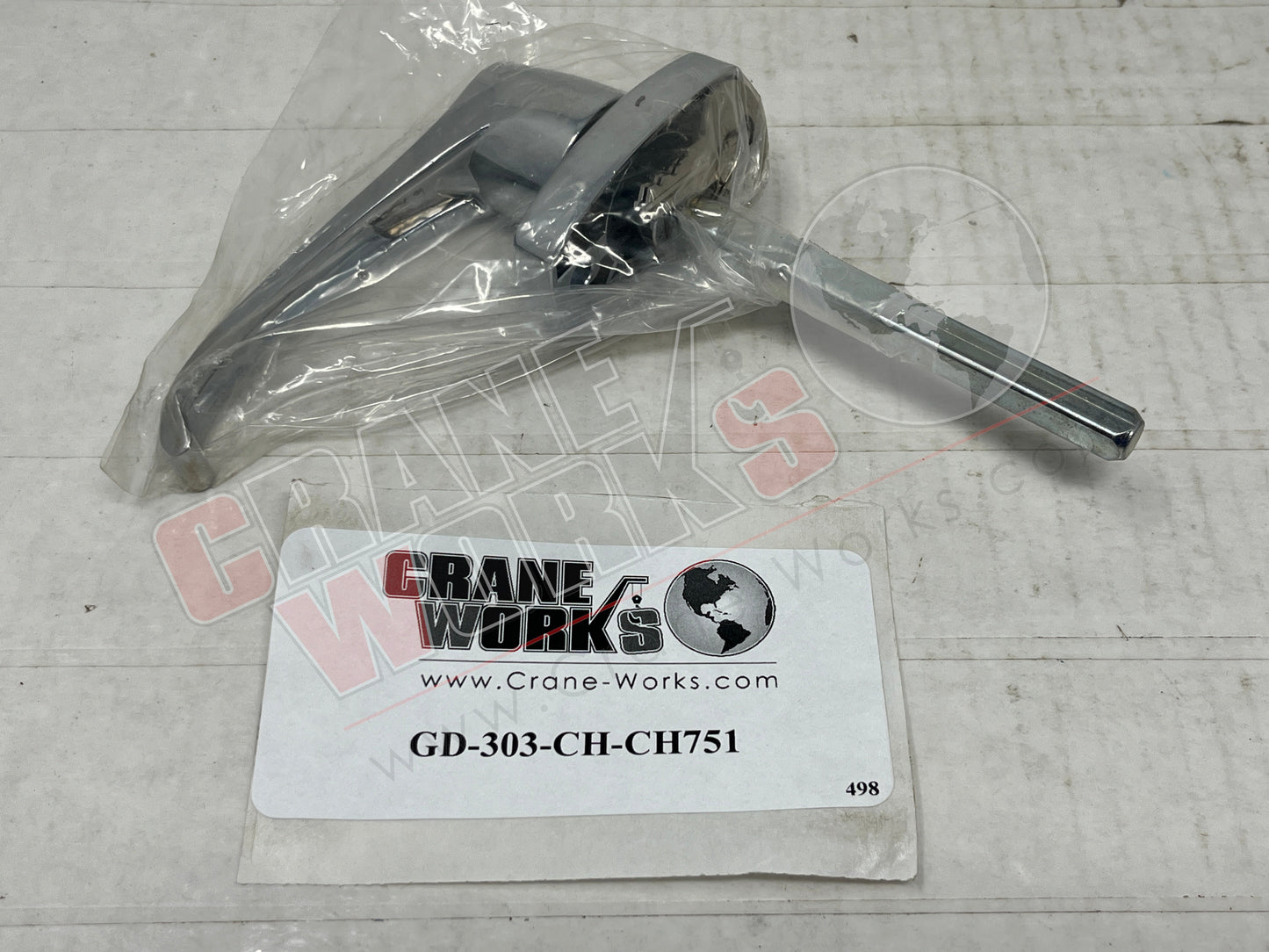 Picture of GD-303-CH-CH751, New Door Handle; L-Shape Keyed Ch751.