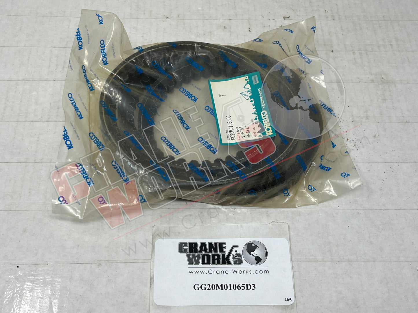 Picture of GG20M01065D3, New V-Belt, Air Conditioner.