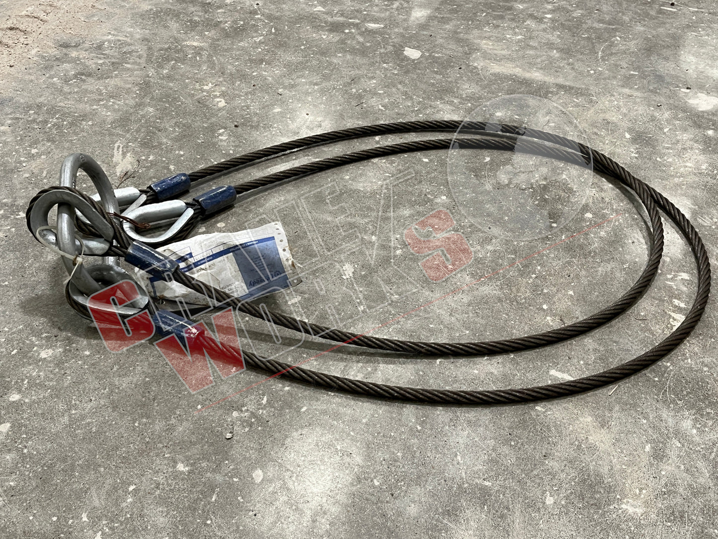 Picture of HH202TTS72, 1/2" X 72" 2-LEG BRIDLE SLING