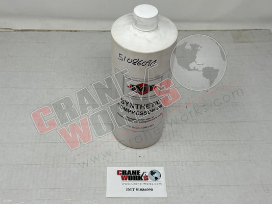 Picture of IMT 51086090 NEW OIL-CPRSR IMT BRAND QT RECIP SYN (229