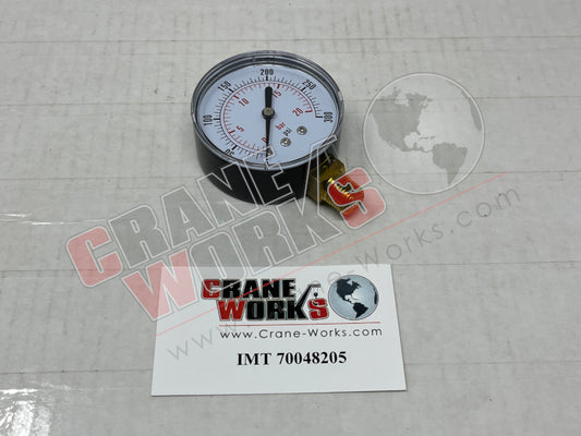 Picture of IMT 70048205 NEW AIR PRESSURE GAUGE **NOTE**