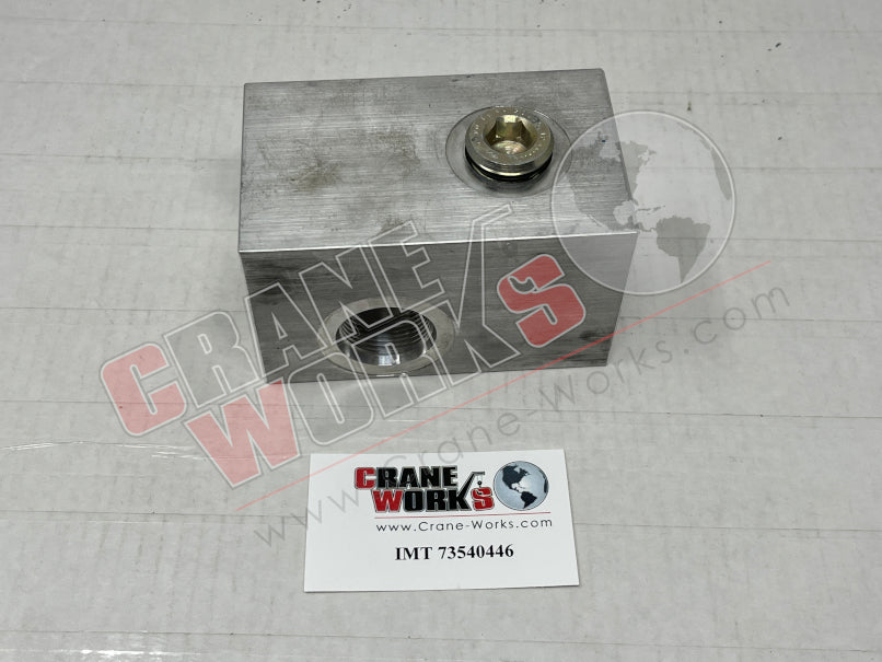 Picture of IMT 73540446 NEW MANIFOLD-RETURN DOM (S3)