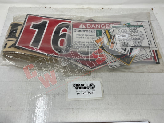 Picture of IMT 95717769 NEW DECAL KIT-16000 SIII