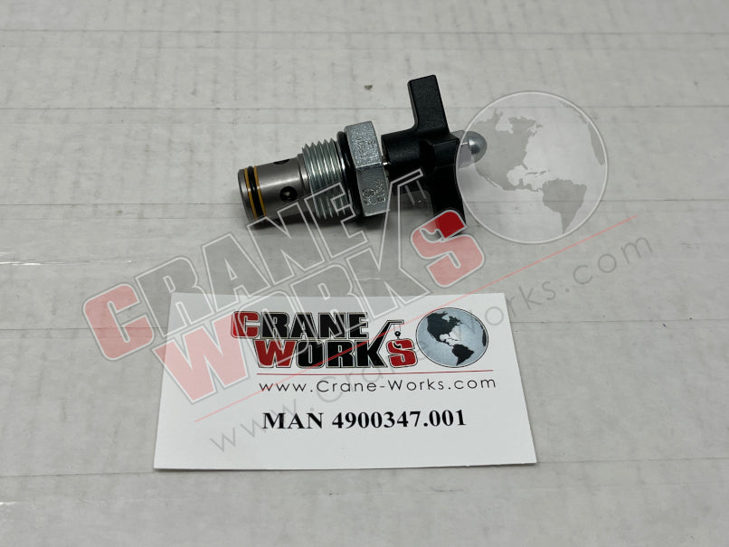 Picture of 4900347.001 NEW NEEDLE VALVE; FOR BASKET ARM CYL