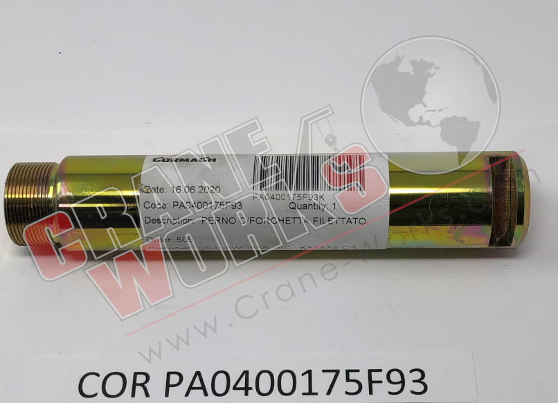 Picture of COR PA0400175F93 NEW PIN