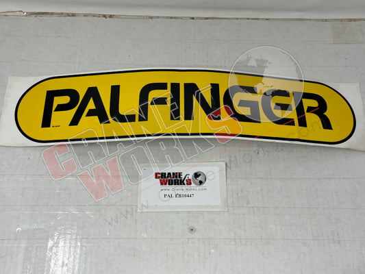 Picture of EB10447 NEW DECAL, PALFINGER LOGO, 47.5MM