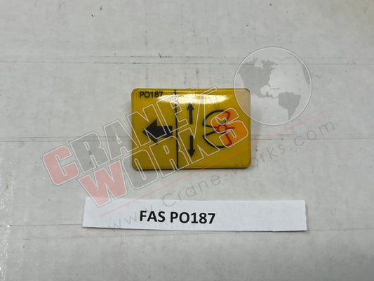 Picture of FAS PO187 NEW KNOB/DECAL