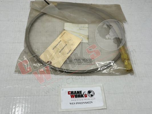 Picture of WES PF022NX022N NEW 4' SS OXYGEN HOSE