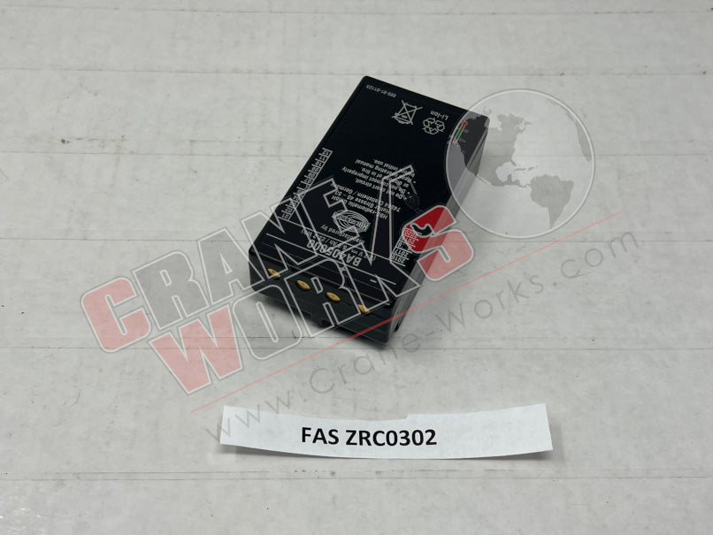 Picture of FAS ZRC0302 NEW HBC BATTERY BA405000